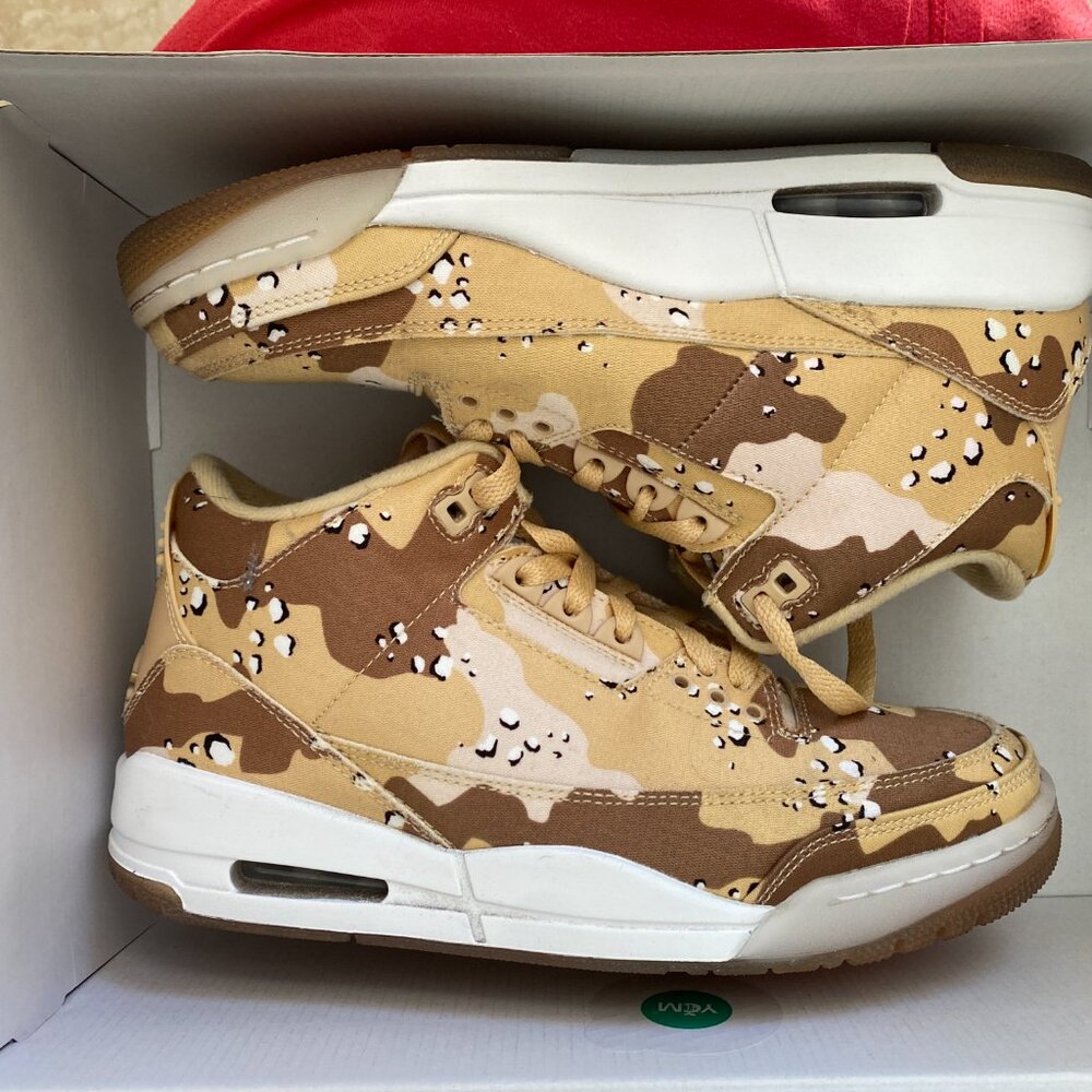 Air Jordan 3 Retro Tex Desert Camo Women's Shoes (HM4301 200) Size 8.5